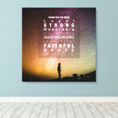 天体チャーム#2 (24x24) キャンバスプリント (インサイチュ (ウッドフロア))