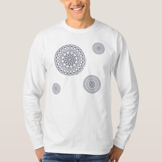 天体デイライトメンズTシャツ Tシャツ (正面)