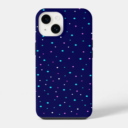 天体ドット iPhoneケース (裏面)