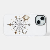 天体バランスフォンケース iPhone 15ケース (裏面横)