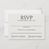 天体バンド 出欠カード (正面)