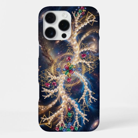 天体パール銀河ケース iPhoneケース (裏面)