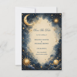 天体ビンテージロマンティックコズミック セーブザデート