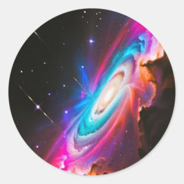 天体ファンタジーブラックホール ラウンドシール