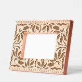 天体フローラレーザエッチング写真枠 レーザー彫刻フレーム (左)