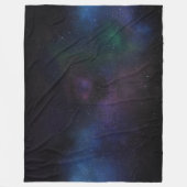 天体ベール星雲銀河星野コズミック フリースブランケット (正面)