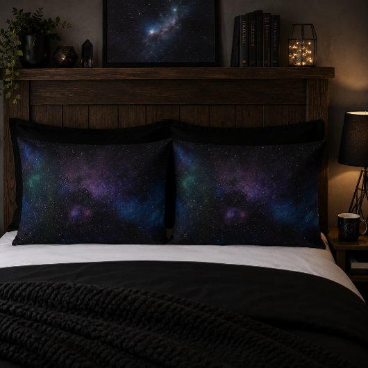 天体ベール星雲銀河星野コズミック 枕カバー