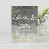 天体ボホーウェディング招待状 招待状 (スタンド正面)