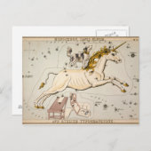 天体ヴィンテージマップ ポストカード (正面/裏面)