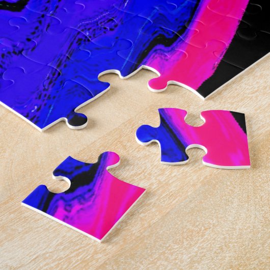 天体侵入 ジグソーパズル (側面)