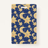 天体先生IDバッジ – カスタマイズ可能DesBadge バッジ (裏面)