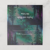 天体北光結婚の折り畳み座席表 プレイスカード (外部開封)