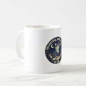 天体十二星座の猫 かわいい猫 Tシャツ デザイン - Cel コーヒーマグカップ (正面左)