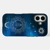 天体占星術ミスティック瞑想星座 Case-Mate iPhoneケース (裏面 (横))