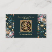 天体占星術占星術リーダプロフェッショナル 名刺 (裏面)