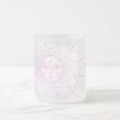 天体占星術占星術 フロストグラスマグカップ (中央)