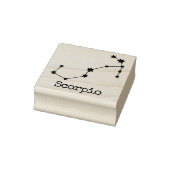 天体占星術蠍座 ラバースタンプ (スタンプ)