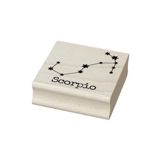 天体占星術蠍座 ラバースタンプ (スタンプ)