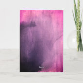 天体名前をカスタムする誕生日カード カード (裏面)