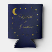 天体夜空のウェディング 缶クーラー (正面)