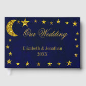 天体夜空の結婚式 ゲストブック (正面)