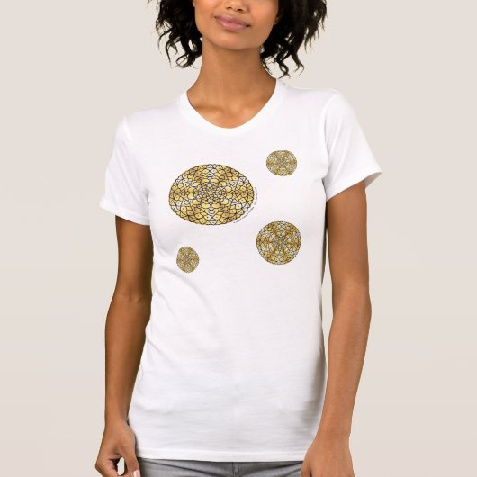 天体太陽レディースライトシャツ Tシャツ (正面)