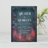 天体庭園の結婚式招待状 招待状 (スタンド正面)