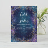 天体庭園の結婚式招待状 招待状 (スタンド正面)