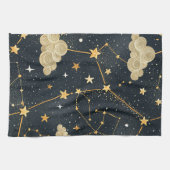 天体星座の星のパターン (2) キッチンタオル (横)