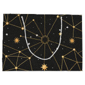 天体星座スター柄 (3) ラージペーパーバッグ (裏面)