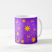天体月と星 コーヒーマグカップ (正面右)