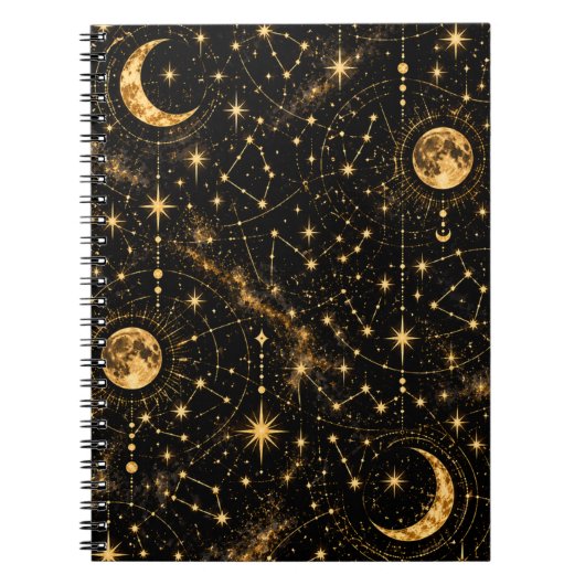 天体月と星 ノートブック (正面)