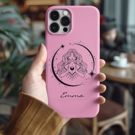 天体月星,ボヘミアン,エレガントな天文学,ピンク Case-Mate iPhoneケース