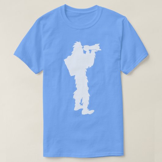 天体望遠鏡を使って Tシャツ (デザイン正面)