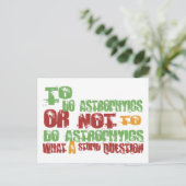 天体物理学を行う ポストカード (スタンド正面)