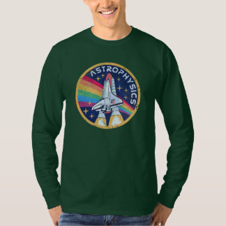 天体物理学ビンテージエンブレム V01 Tシャツ