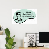 天体物理学者の声 ポスター (ホームオフィス)