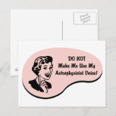 天体物理学者の声 ポストカード (正面/裏面)