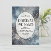 天体的な冬のミッドナイトスパークルクリスマスイブ 招待状 (スタンド正面)