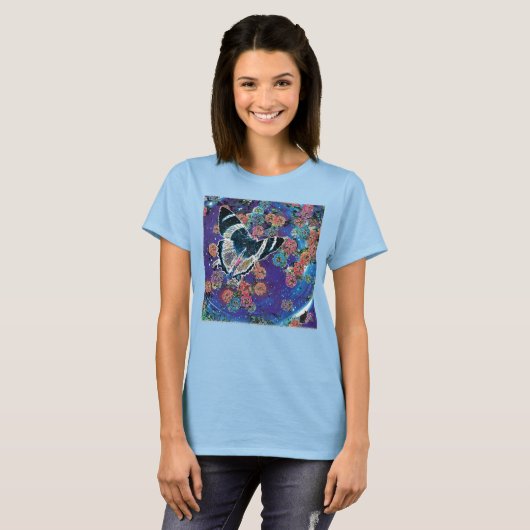 天体的な花盛り Tシャツ (正面フル)