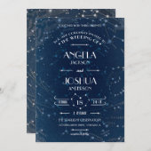 天体結婚式招待状 招待状 (正面/裏面)