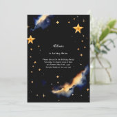 天体誕生日招待状 招待状 (スタンド正面)