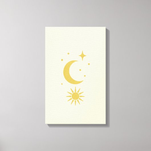 天体赤面 キャンバスプリント (正面)