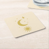 天体赤面 スクエアペーパーコースター (アングル)