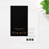 天体金ゴールドムーンブラックイヤリングジュエリーディスプレイ (デスク)