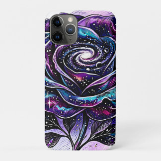 天体銀河バラ渦巻星雲 オーダーメイド商品 iPhone 11 PROケース