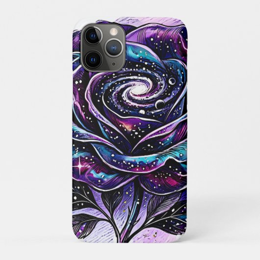 天体銀河バラ渦巻星雲 オーダーメイド商品 Case-Mate iPhoneケース (裏)