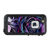 天体銀河バラ渦巻星雲 オーダーメイド商品 LifeProof iPhoneケース (裏面横)
