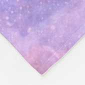 天体銀河系模様 フリースブランケット (角)