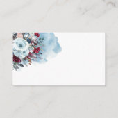 天体開花結婚のウェブサイト/詳細 エンクロージャーカード (裏面)